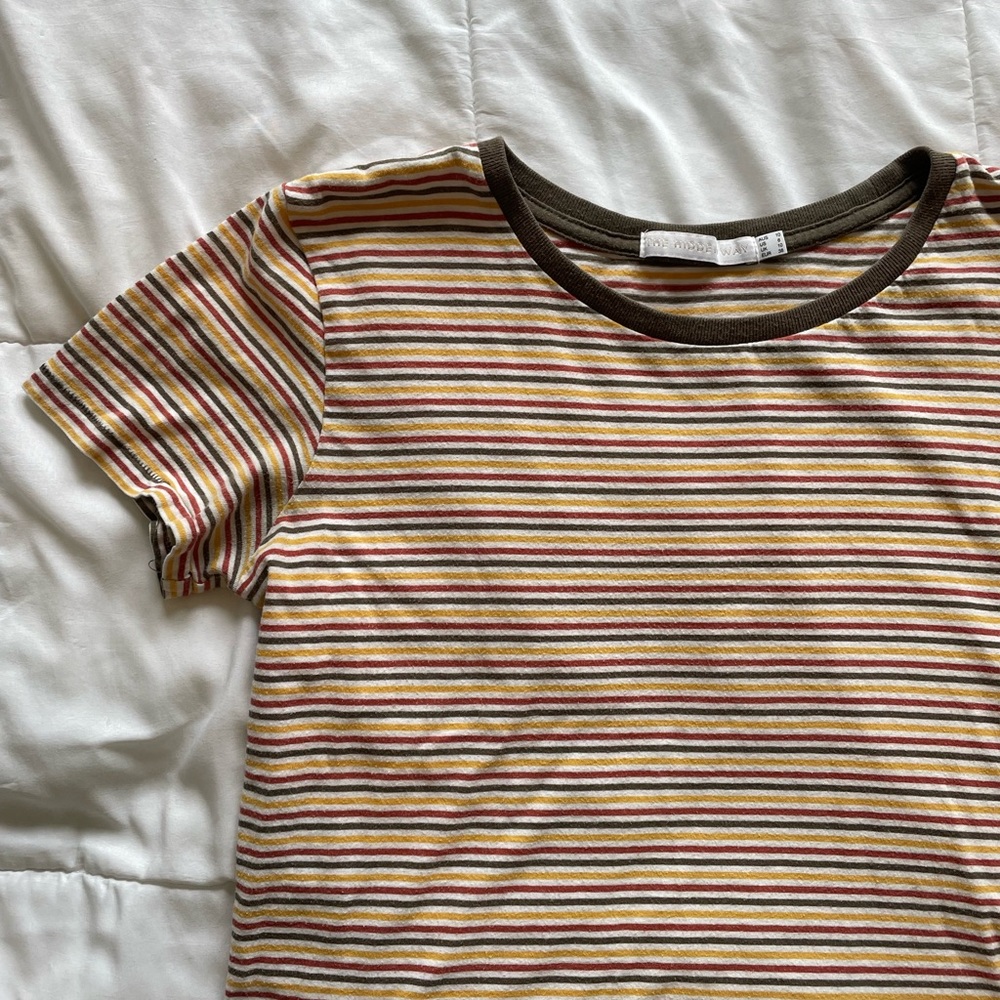 The Hidden Way Retro Striped Tee
